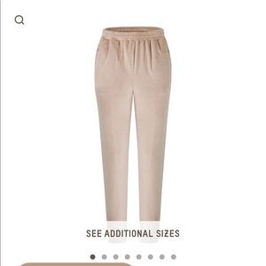 Skims Honey Velour Jogger